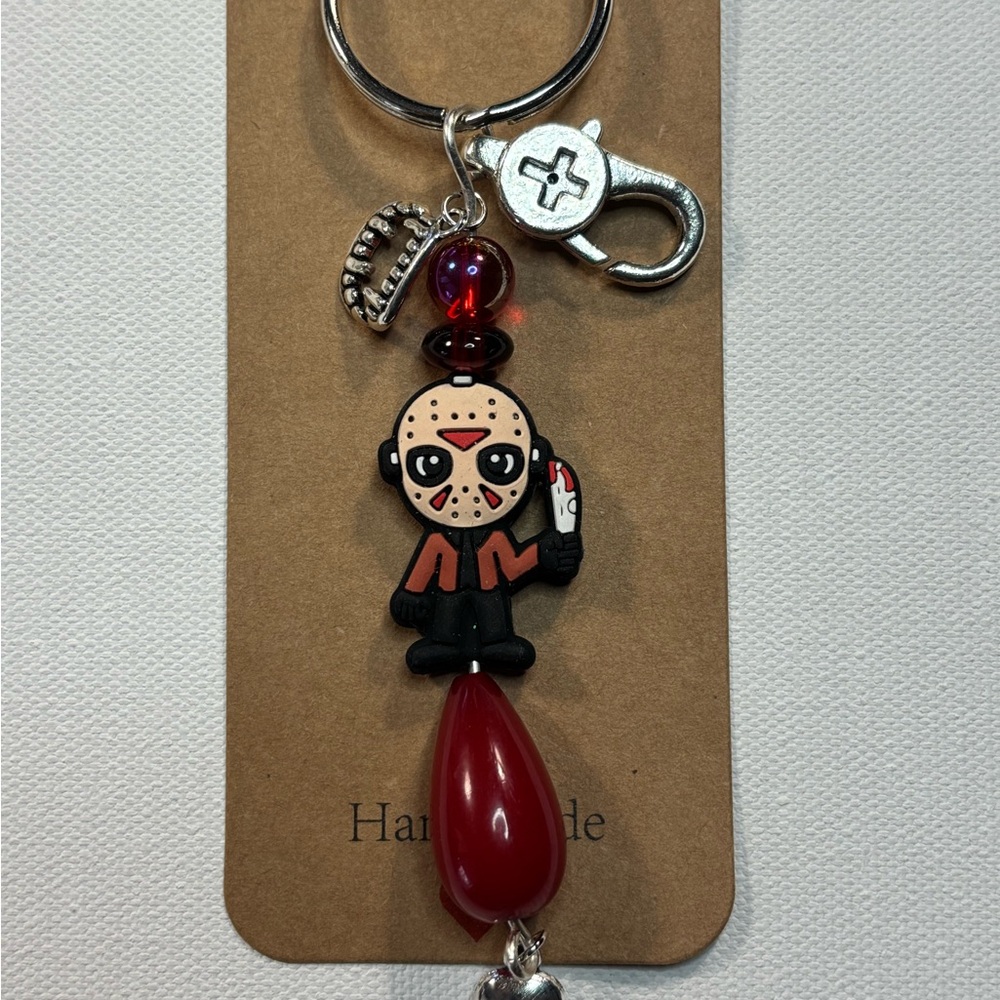 Red and Black Character Halloween Keychain/Purse Charm